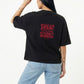 USA Flag QR Loose Boxy Tee - Funny QR Code T-Shirt | WearableCode