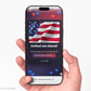 USA Flag QR Loose Boxy Tee - Funny QR Code T-Shirt | WearableCode