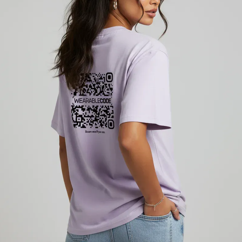 ape mid finger QR Oversized T-Shirt