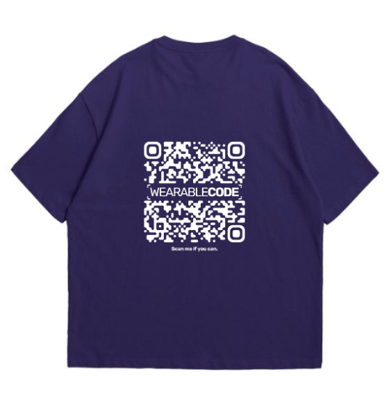 ape mid finger QR Oversized T-Shirt