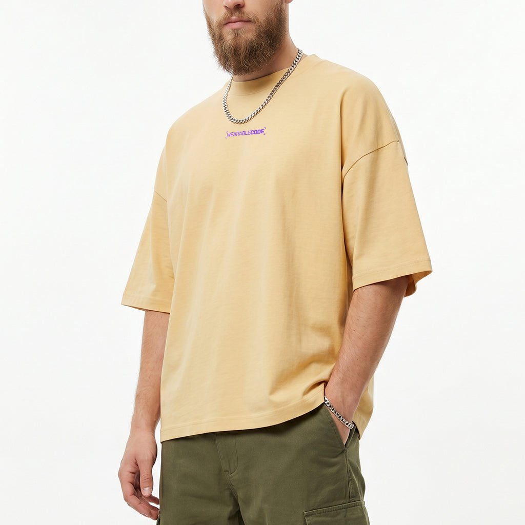 Bubbles QR Loose Boxy Tee - Funny QR Code T-Shirt | WearableCode