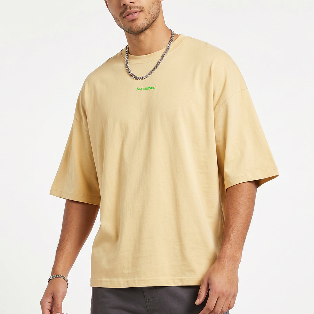 Flappy Code QR Loose Boxy Tee - Funny QR Code T-Shirt | WearableCode
