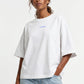 France Flag QR Loose Boxy Tee - Funny QR Code T-Shirt | WearableCode