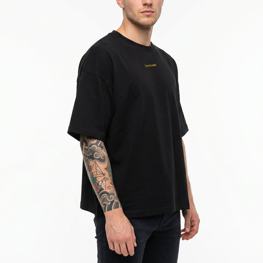 Germany Flag QR Loose Boxy Tee - Funny QR Code T-Shirt | WearableCode