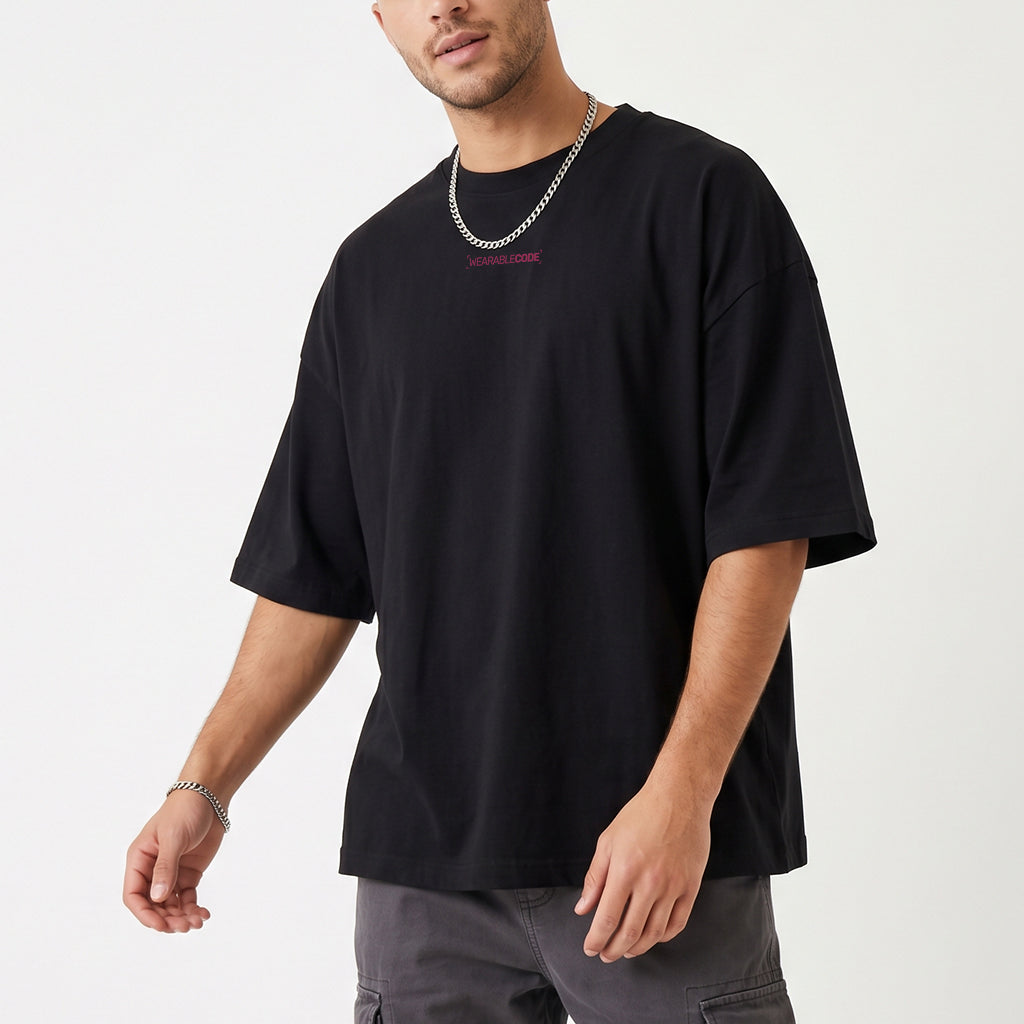 Horoscope QR Loose Boxy Tee - Funny QR Code T-Shirt | WearableCode