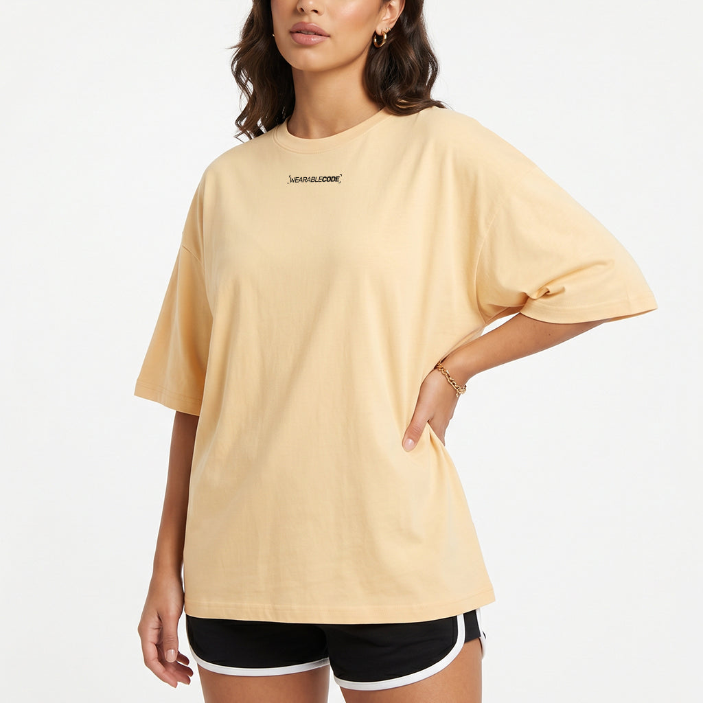 How you doin'? QR Loose Boxy Tee - Funny QR Code T-Shirt | WearableCode