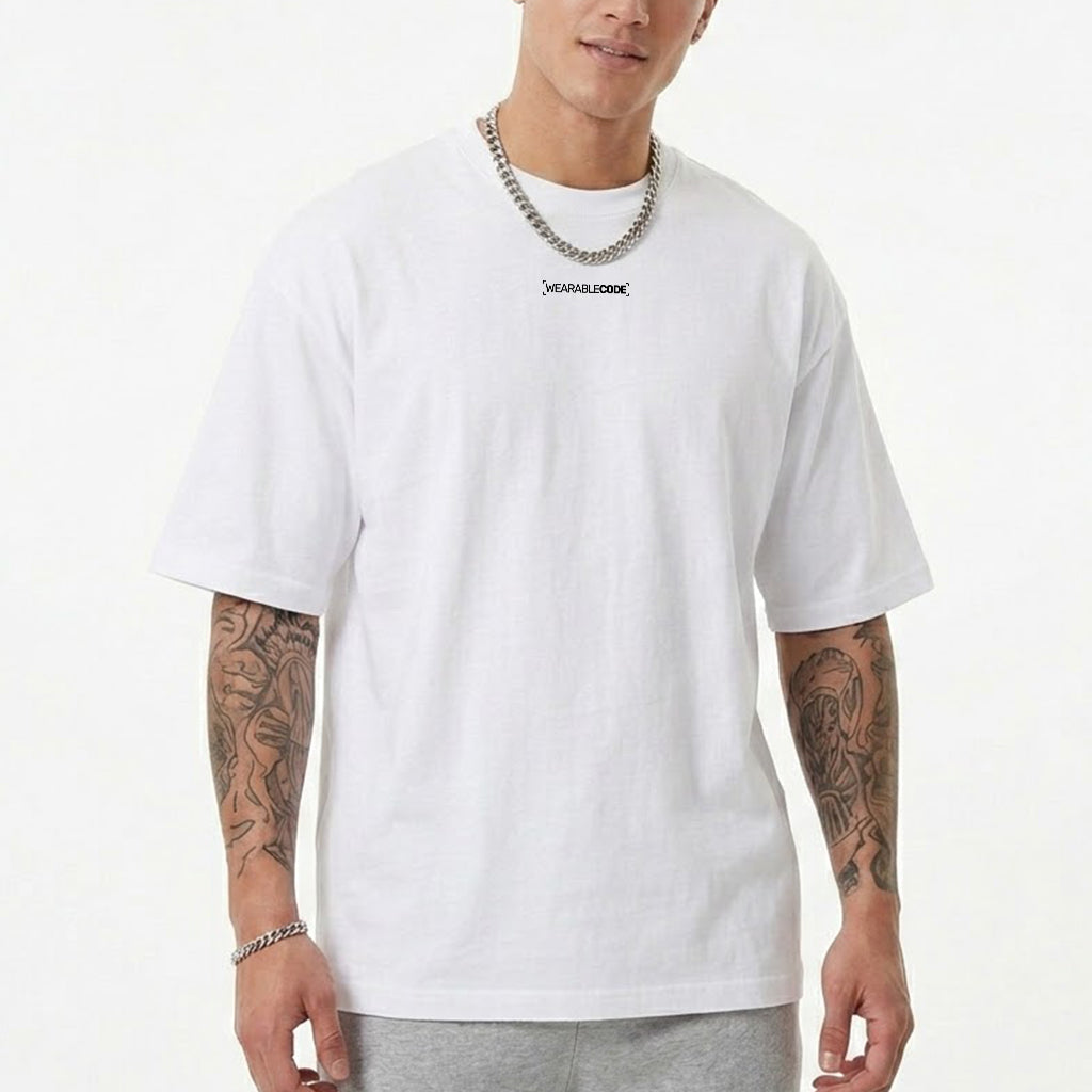 How you doin'? QR Loose Boxy Tee - Funny QR Code T-Shirt | WearableCode
