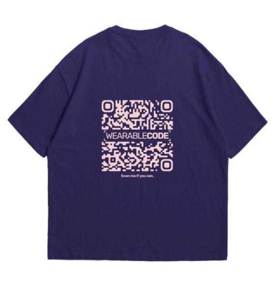 i am single QR Oversized T-Shirt
