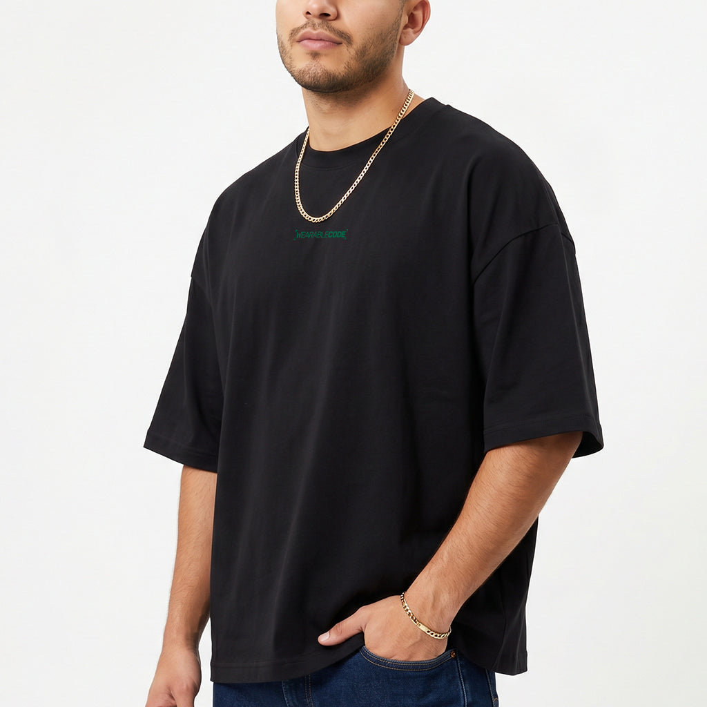 Mexico Flag QR Loose Boxy Tee - Funny QR Code T-Shirt | WearableCode