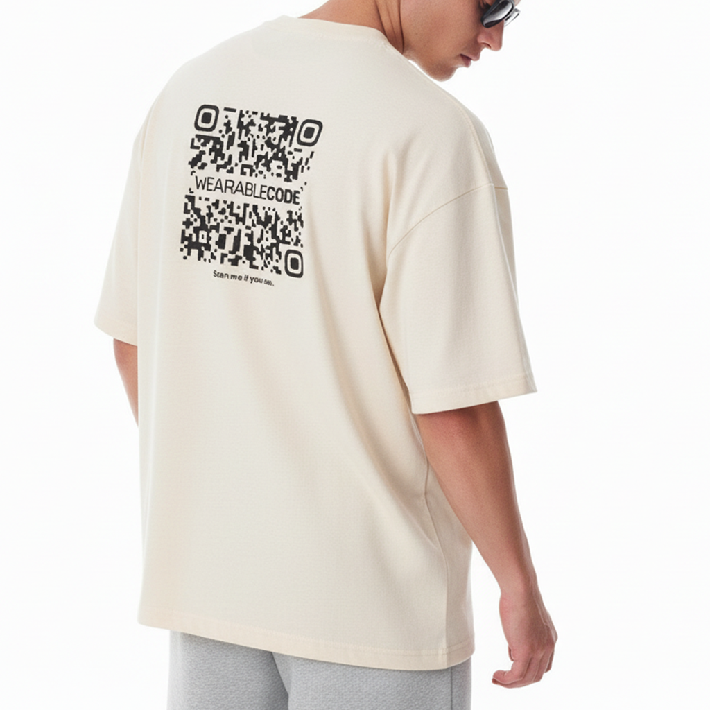 Miami Drive Game QR Oversized T-Shirt