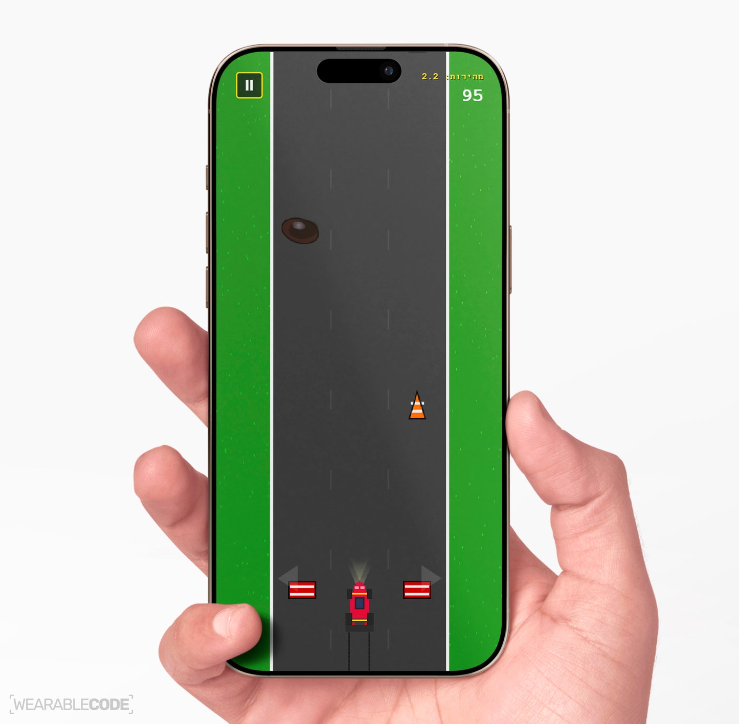 Miami Drive Game QR Oversized T-Shirt