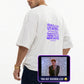 Rickroll QR Loose Boxy Tee - Funny QR Code T-Shirt | WearableCode
