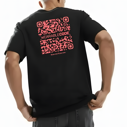 I am Single QR Oversized T-Shirt