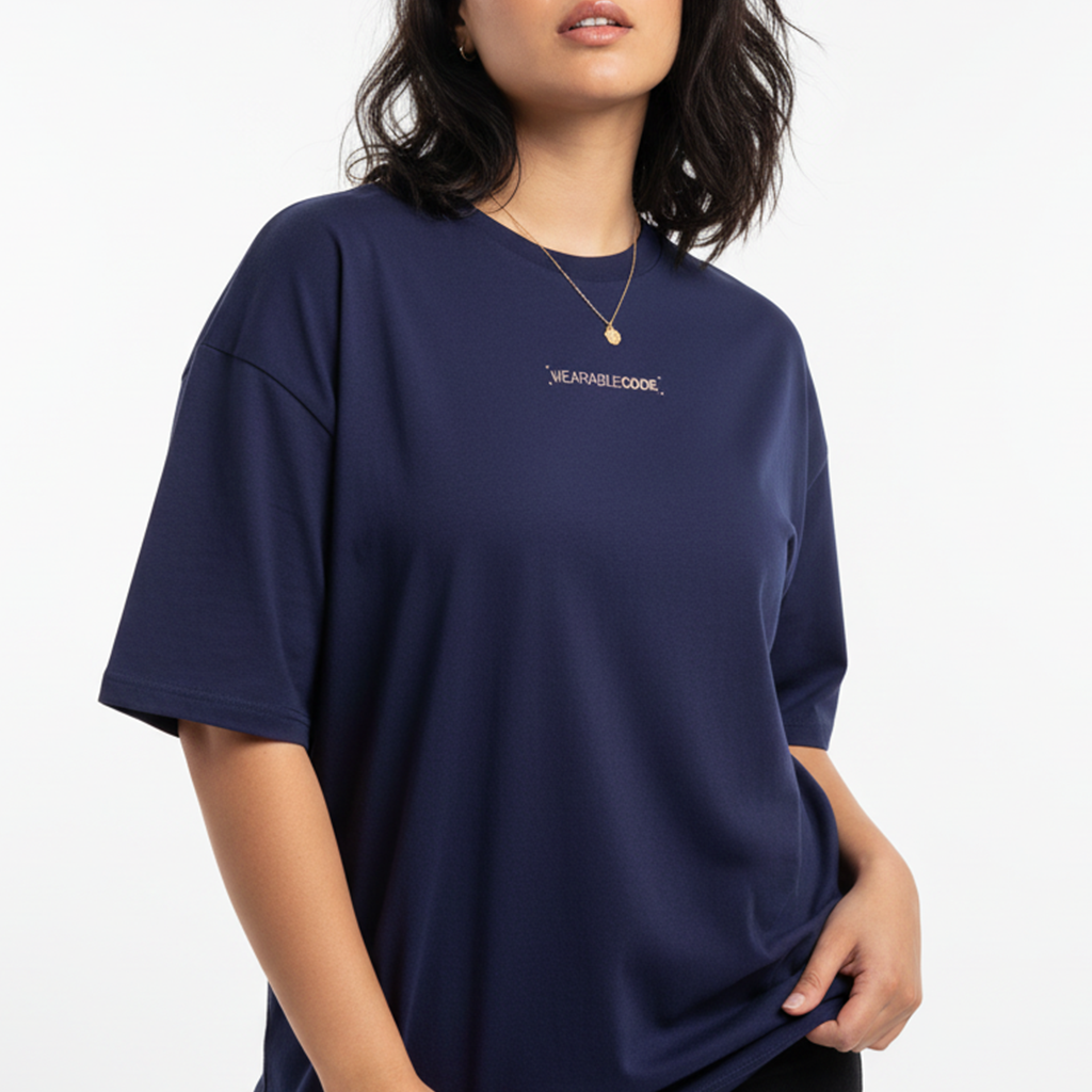 I am Single QR Oversized T-Shirt