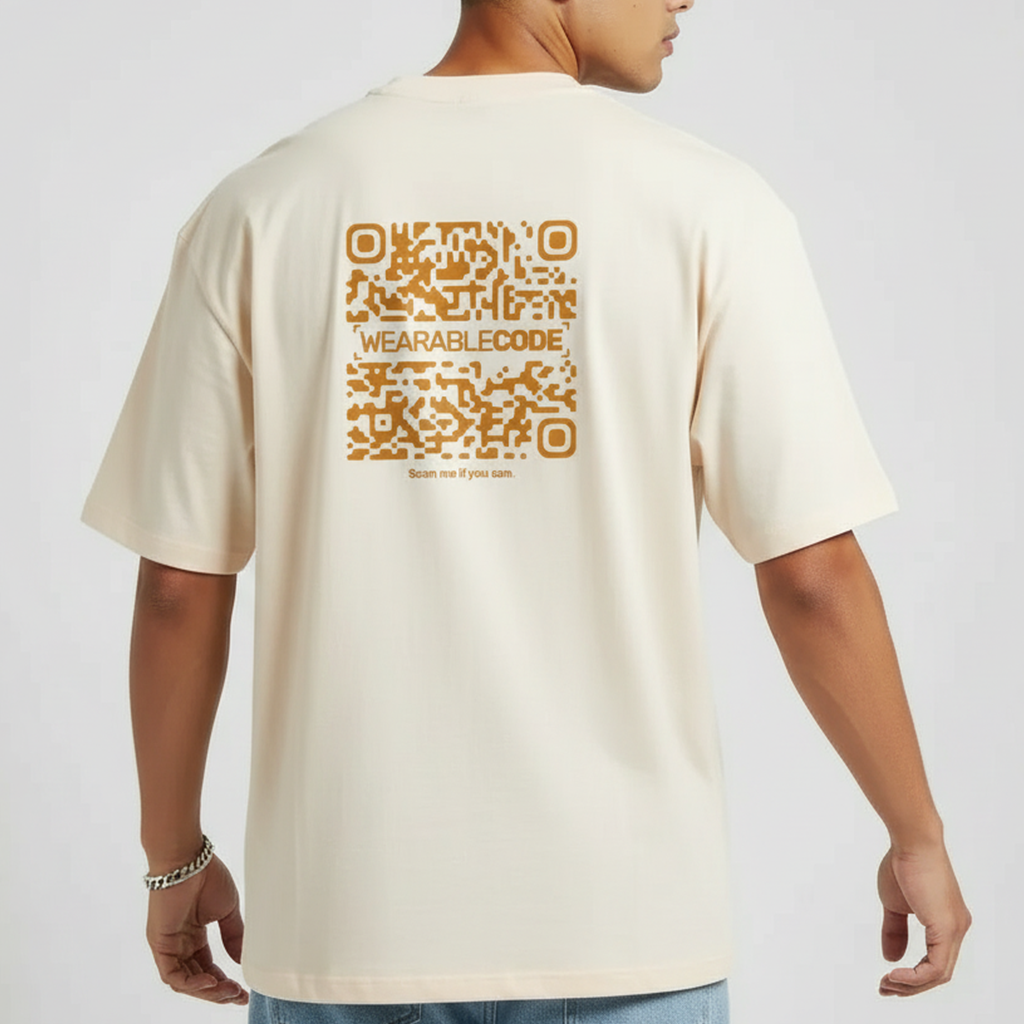 I am Single QR Oversized T-Shirt