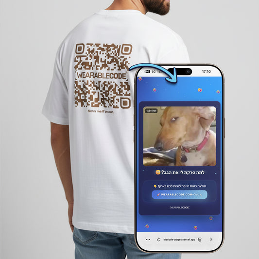 Why are you scanning QR Oversized T-Shirt