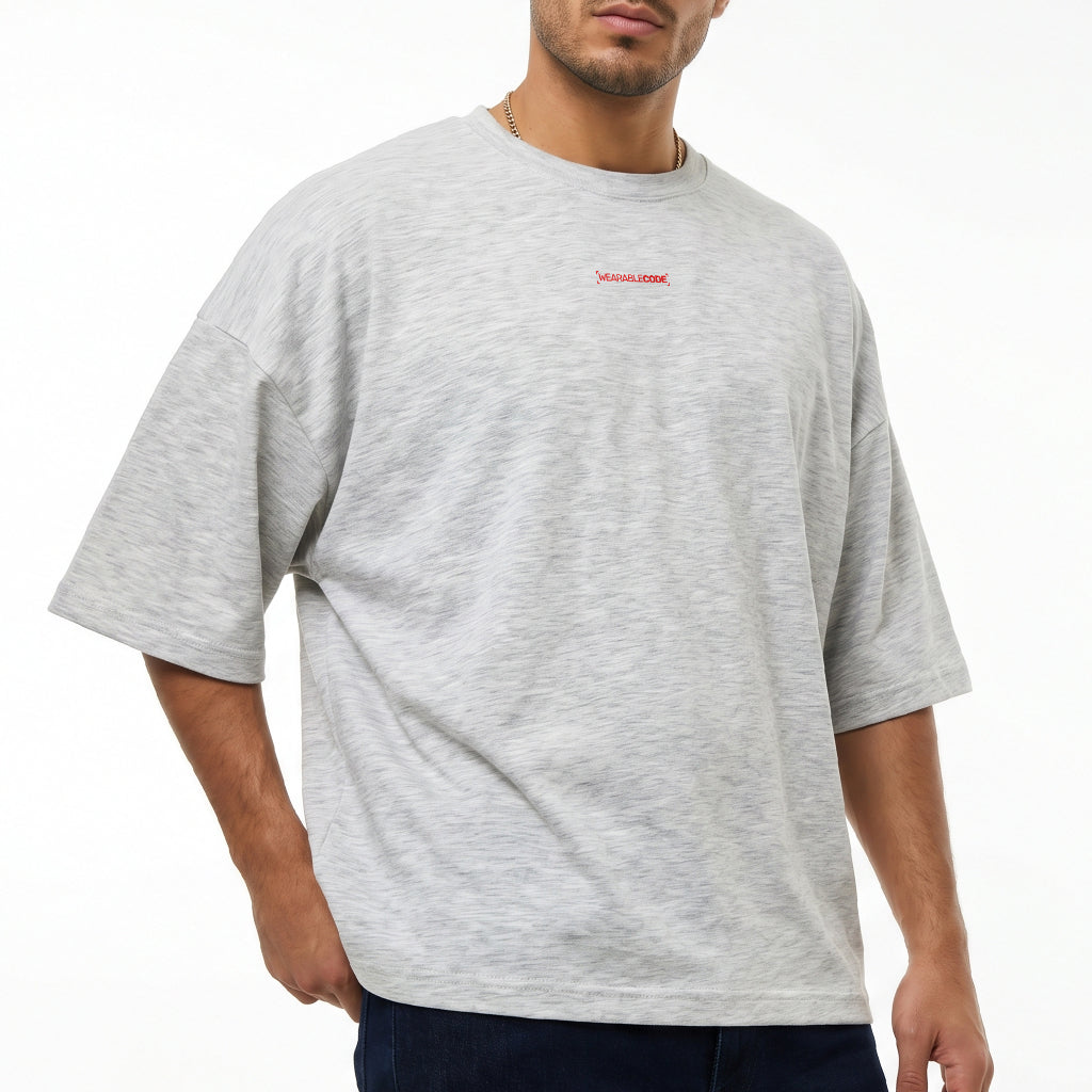 Troll Face QR Loose Boxy Tee - Funny QR Code T-Shirt | WearableCode