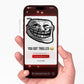 Troll Face QR Loose Boxy Tee - Funny QR Code T-Shirt | WearableCode