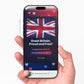 UK Flag QR Loose Boxy Tee - Funny QR Code T-Shirt | WearableCode