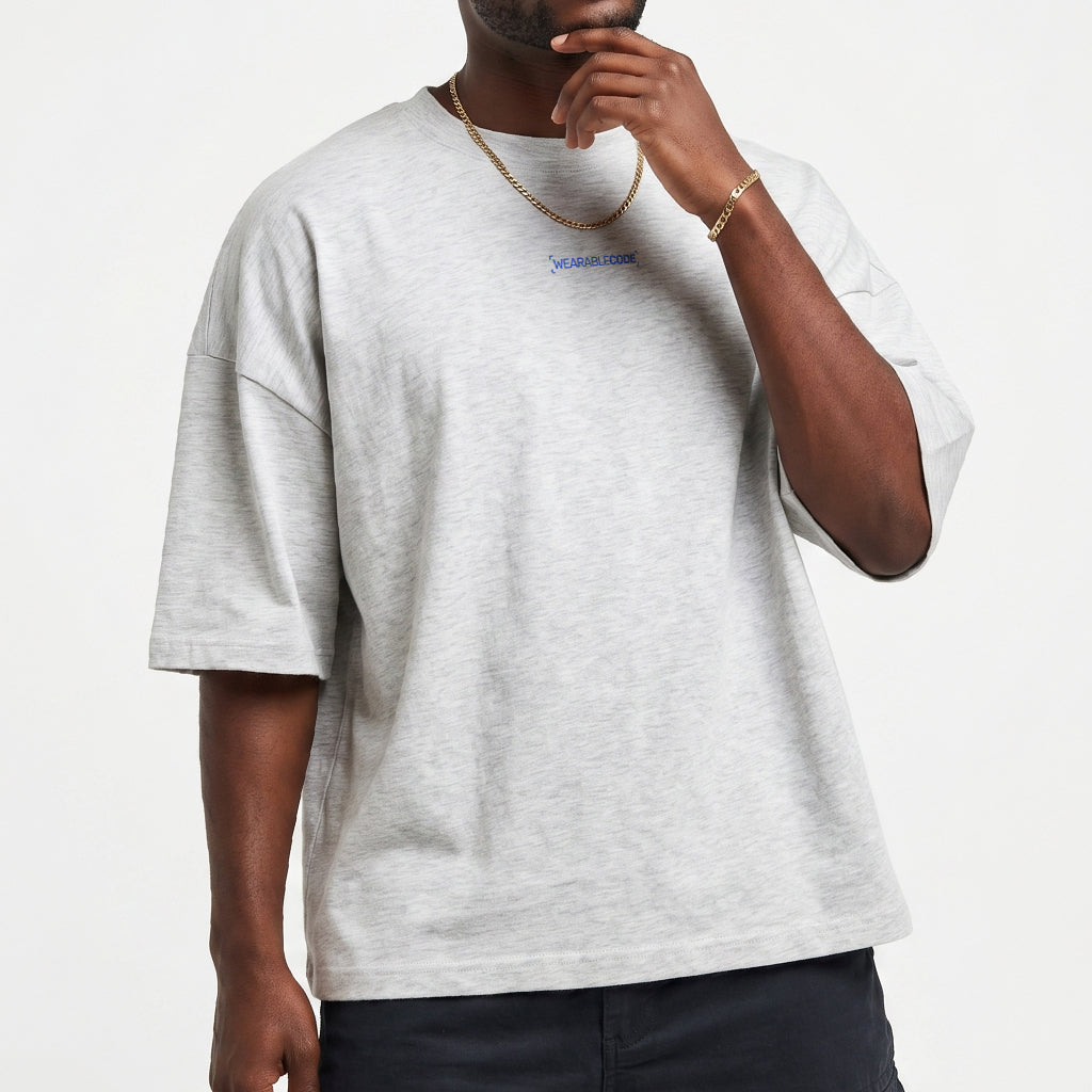 Why did you scan? QR Loose Boxy Tee - Funny QR Code T-Shirt | WearableCode