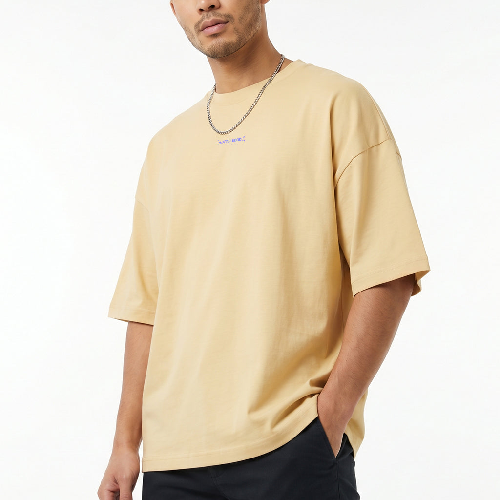 Wordle QR Loose Boxy Tee - Funny QR Code T-Shirt | WearableCode